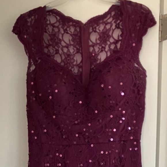 Plum mother of the bride dress - Picture 3 of 5